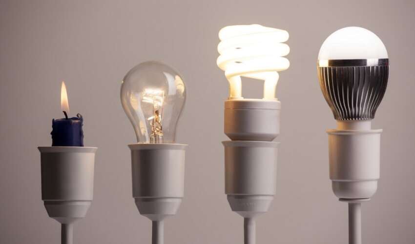 Different types of light bulbs - The history of LED lighting