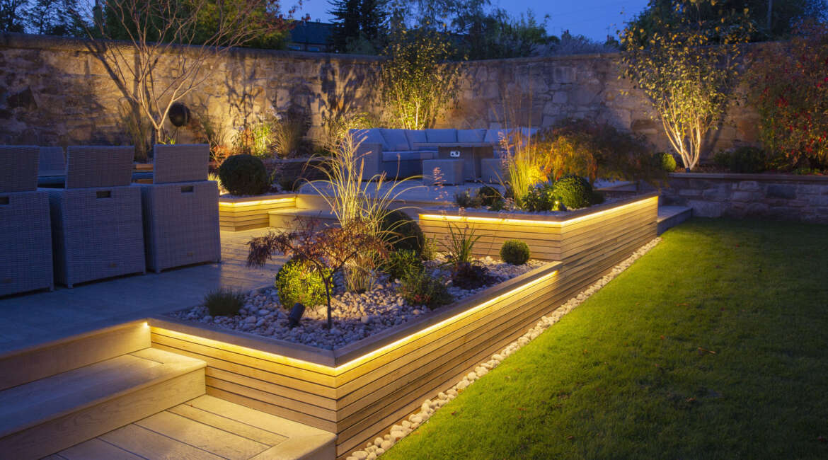 Private garden in Edinburgh