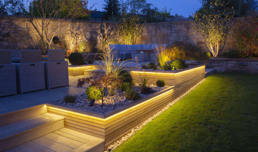 Private garden in Edinburgh