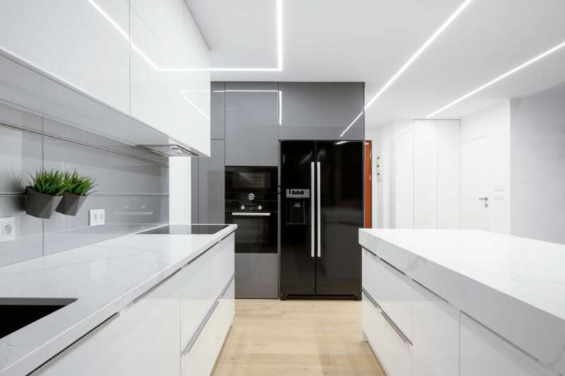 The Challenge of Lighting a Low Ceiling Kitchen