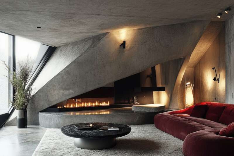 Modern Fireplace Lighting