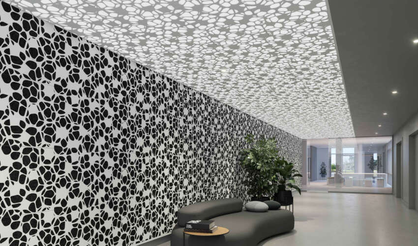 perforated metal ceiling