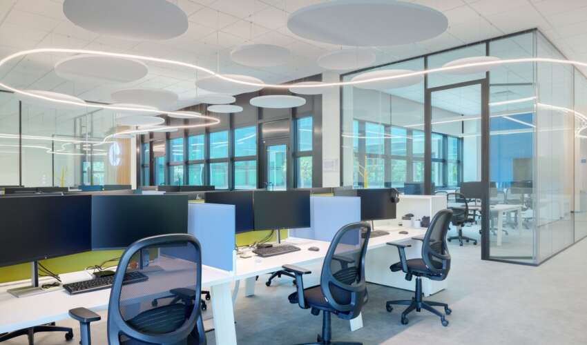 Aesthetic Lighting for Open-Space Offices