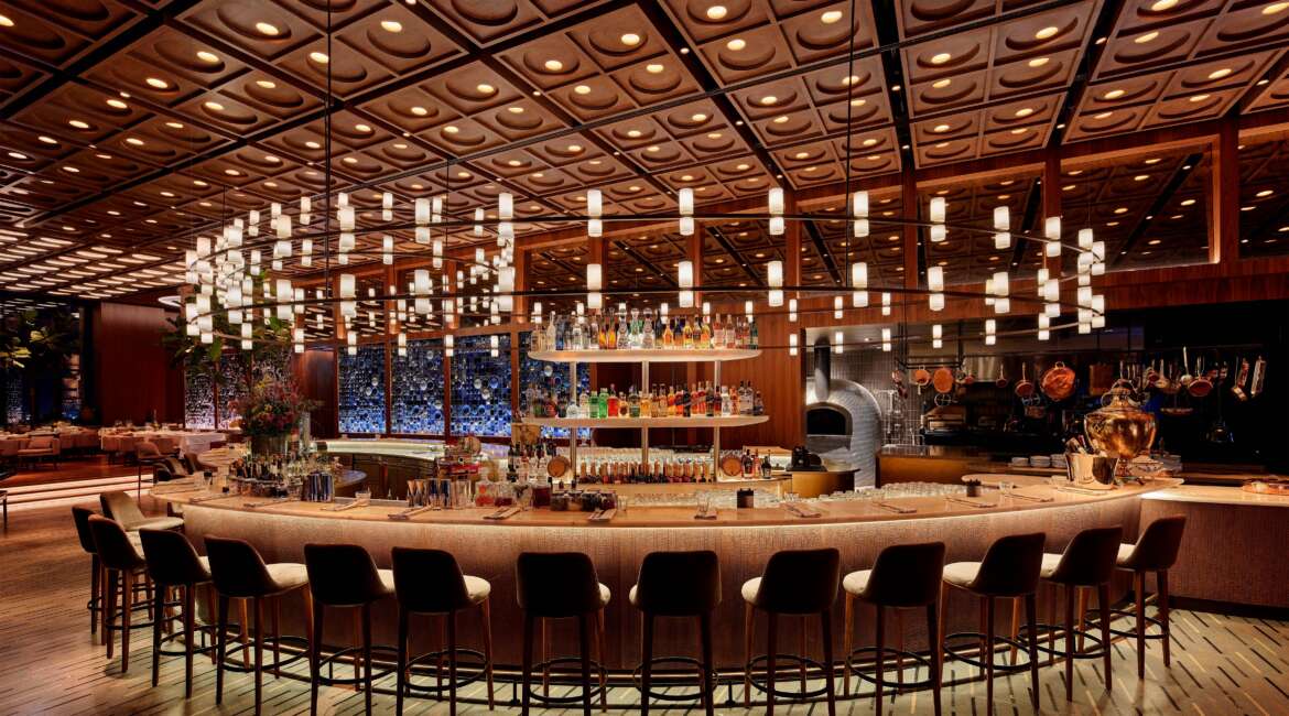 Bar lighting Frame the Space with light.