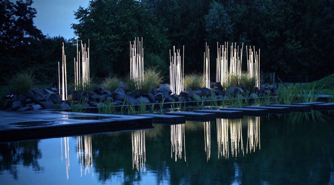 Enjoy Summer Evening by The Pool with The Right Lighting artemide