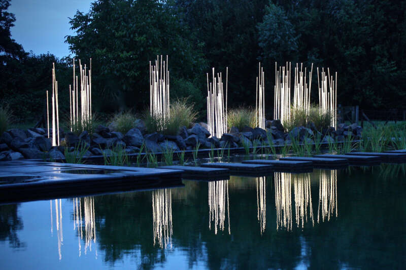 Enjoy Summer Evening by The Pool with The Right Lighting