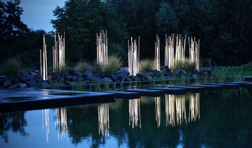 Enjoy Summer Evening by The Pool with The Right Lighting artemide