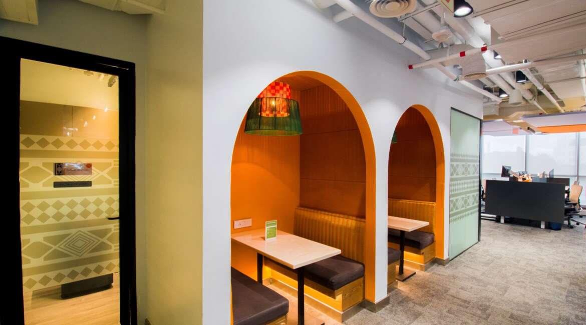 Modern office cafeteria mastercard Accra project