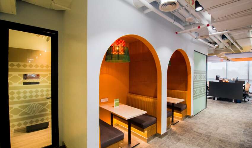 Modern office cafeteria mastercard Accra project