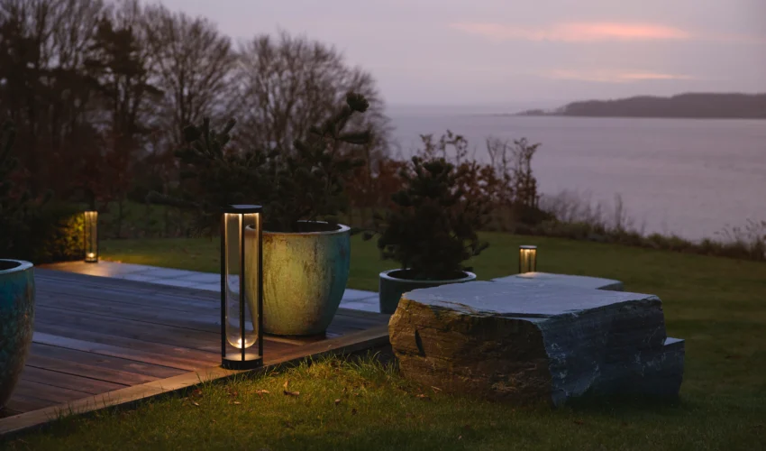 Portable LED Outdoor lighting where design meets functionality Flos