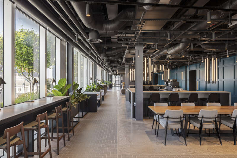 Mix Track Lighting with Industrial Ceilings